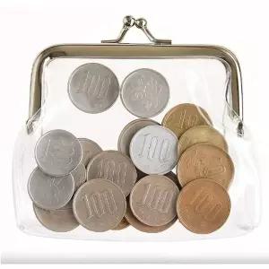 지갑 코인 화장품 동전지갑 보관 홀더 케이스 파우치 투명 여행용