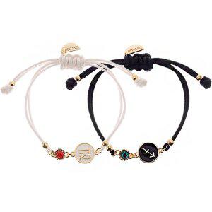 [디바테일][선물포장]탄생석+별자리 매듭팔찌