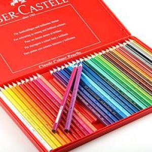 [열린화방]파버카스텔 유성색연필 36색[틴케이스]/화버카스텔/색연필/디자인/POP