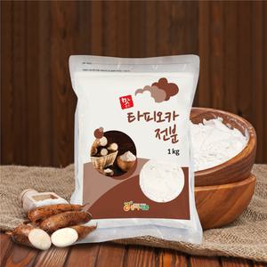 (동아식품) 밀가루 대신 타피오카 일반/찰전분 1kg/버터떡 재료
