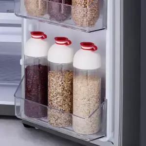 락앤락 인터락 쌀 잡곡통 3개세트 냉장고 정리 플라스틱용기 소분/수납/보관 시리얼/씨리얼/파스타면/사료