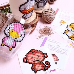 민화 어린이 보석십자수(동물,공룡,독도) 만들기