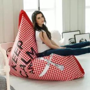 아트박스 레드팟 잼 레드체크 빈백쇼파 1인용쇼파 안락의자 소파 쇼파