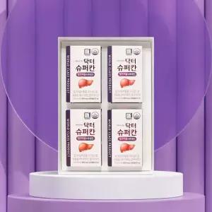 [쇼핑백 포함] 현빈 닥터슈퍼칸 밀크씨슬루테인 4개월분 선물세트 실리마린