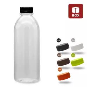 [엠아이알](1BOX) 우유페트병 1000ml (브릿지캡-90개입)