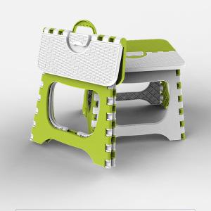 Pyunri 투톤 접이식 의자 휴대용 소형/대형 틈새보관의자