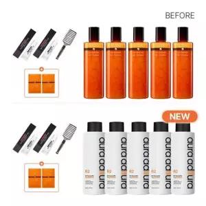 [뷰티플러스] 아우라 아듀라 트리트먼트 5병!! 브러쉬세트