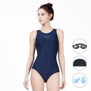 [베이직엘르](알뜰쇼핑)[4종세트] 여성 실내수영복 원피스수영복 BEF-Q150N