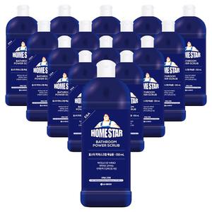 홈스타 파워스크럽 욕실용 550ml x 15개 욕실 화장실 청소 찌든때 물때 세제 세정제