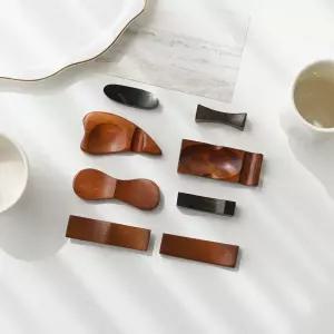 나무 수저받침대 우드 수저 젓가락 숟가락 차시 받침