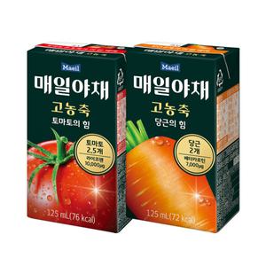 매일야채 고농축125ml(당근의힘12+토마토의힘12)/무료배송