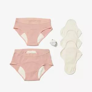 [식약처허가] 싸이클린 생리팬티 비기너패키지 첫생리선물 여성 주니어 초등 초경생리대 SET