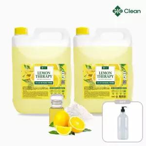 [보리보리/지오클린]지오클린 레몬테라피 1종 레베식 주방세제 대용량 4L 2개 +공병 증정