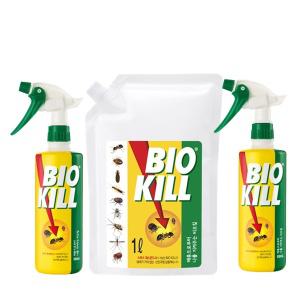 동성제약 살충제 비오킬 1L파우치(1개)+ 500ml(2개)/ 모기 파리 진드기  벌레