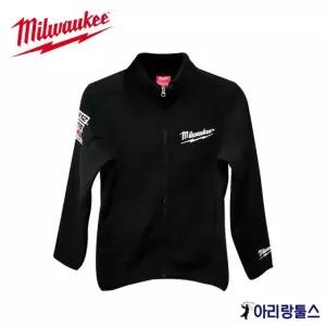 밀워키 집업 폴리스자켓 겨울용 색상 블랙 사이즈 90 95 100 105 110
