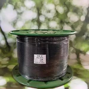 코팅와이어로프 PE,PA 2.8mm,3.4mm,4.2mm 500M 자체생산 농자재 하우스용 과수용 와이어줄