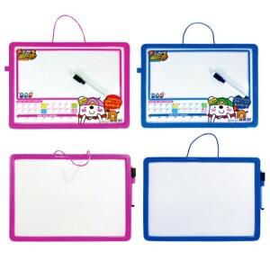 해바라기 A4 양면 골든벨 화이트보드 색상선택 (파랑,분홍)