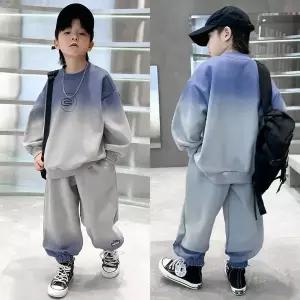 [삐삐네옷가게]남아 주니어 써클C 맨투맨 그라데이션 트레이닝 상하복