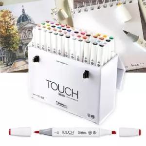 아트박스 신한화구 신한 터치 트윈 브러쉬 마카 세트 48색