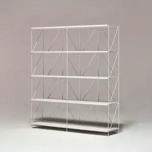 E0자재 ST1866 스틸프레임 수납 선반장 5단 1200-DVX