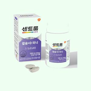 [정품] 센트룸 칼슘+D 미니 120정 성장기 청소년 영양제