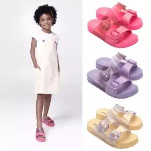 [토박스](강남점)[미니멜리사] 향기나는 젤리슈즈 코지 슬라이드 샌들 유스 MSYCE2TSCS12-3종