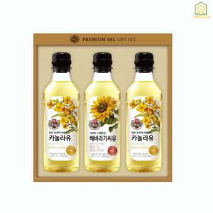 [정품] 명절선물세트 백설 프리미엄 오일 14호 카놀라유 해바라기씨유 혼합 추석선물세트