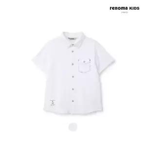 [보리보리/레노마 키즈]남아 다이마루 화이트 셔츠 (R2421B302_35)