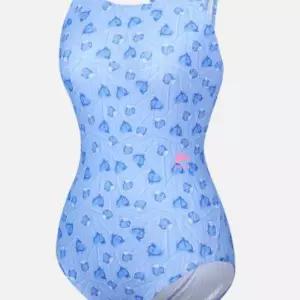 [레노마수영복]여성 블루 캔디팝X자형  실내수영복_IC