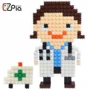 [하프클럽/알티피아]글로벌이지 이지 툭툭블럭 직업 시리즈6 의사