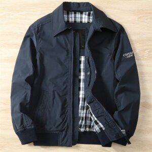 스웨이드 자켓 재킷 점퍼 세무 청년 및 중년 남성 가을 겨울 남자 윈드 브레이커 비즈니스 캐주얼 다 슬림