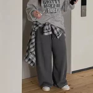 [제작/빅사이즈]이블렛 포케티 스티치 쭈리 밴딩팬츠 제이스타일