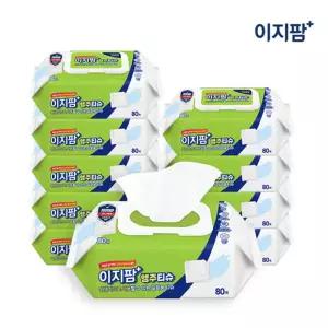 [이지팜] 행주티슈 캡형 80매 x 10팩