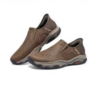 Skechers 스케쳐스 슬립온 슈즈 소가죽 남성용 캐주얼