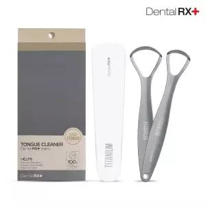 2개세트 덴탈알엑스 반영구 티타늄 써지컬 혀클리너 백태 설태 입냄새 제거