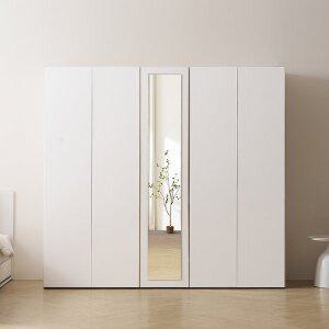 [바로방 가구]이븐 터치 빅수납 거울 옷장 이불장 장롱 2000세트 드레스룸 시스템장