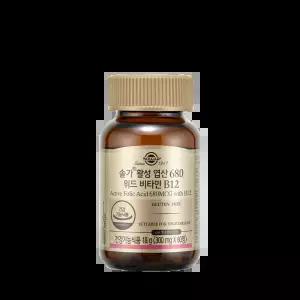 솔가 활성엽산 680 위드 비타민B12 60정 (C)