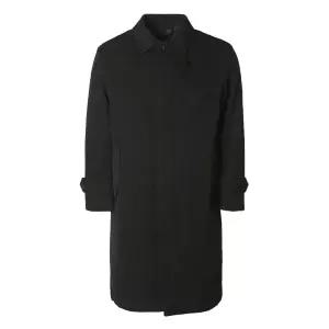 [롯데백화점]킨록 24 FW 남자트렌치코트 간절기 패디드 블랙 트렌치 코트 IIH01 DK4465