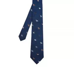 [폴스미스] 도그 패턴 실크 타이 126472604