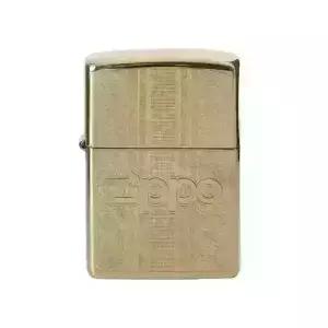 지포 라이터 ZP29677 클래식 하이폴리쉬 패턴 로고 스탬프 골드 라이터 당일발송