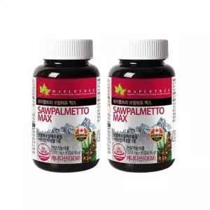 캐나다 직수입 전립선 지구력 쏘팔매토 맥스 옥타코사놀 효능 남성 잔뇨 야뇨 빈뇨 에 좋은 90정 2개