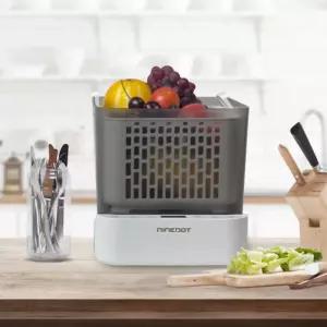 나인닷 과일 세척기 4리터 초음파 전해질 농약 제거 활성산소 세정 야채세척