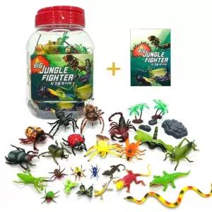 빅 정글 파이터/동물/모형/장난감/세트/어린이집/놀이/완구/교육/입체/교육용/인형/교구/피규어/선물용