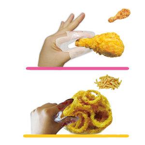 (무료배송+국내산) 일회용 손가락 비닐 위생 치킨 장갑 핑거넵/일회용/손