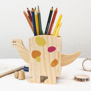 목공 체험 diy 브라키오사우르스 공룡 미니 연필꽂이 키트 재료 반제품 만들기 스튜디오612