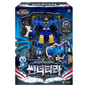 최강공룡 미니특공대 썬더티라 번개의전사 렉스카이저 왼팔 변신 로봇 합체 캐릭터 선물