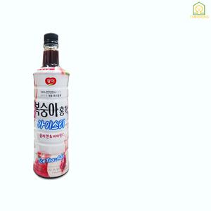 [정품] 광야식품 음료베이스 복숭아홍차 970ml