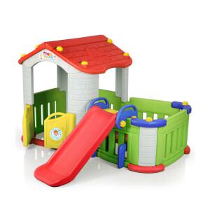 캐리 하우스 플레이 베이비룸 미끄럼틀 세트 유아 어린이
