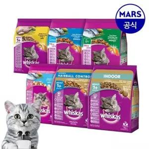 위스카스 포켓 건사료 오션피쉬/참치 7kg (맛 택1)