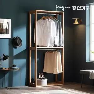 [장인가구]세이 원목 드레스룸 800 2단 행거형